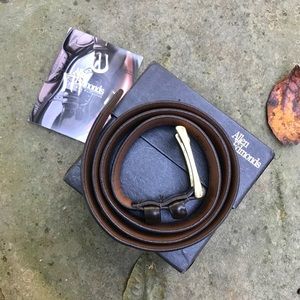 ALLEN EDMONDS Brown Dress Belt 36